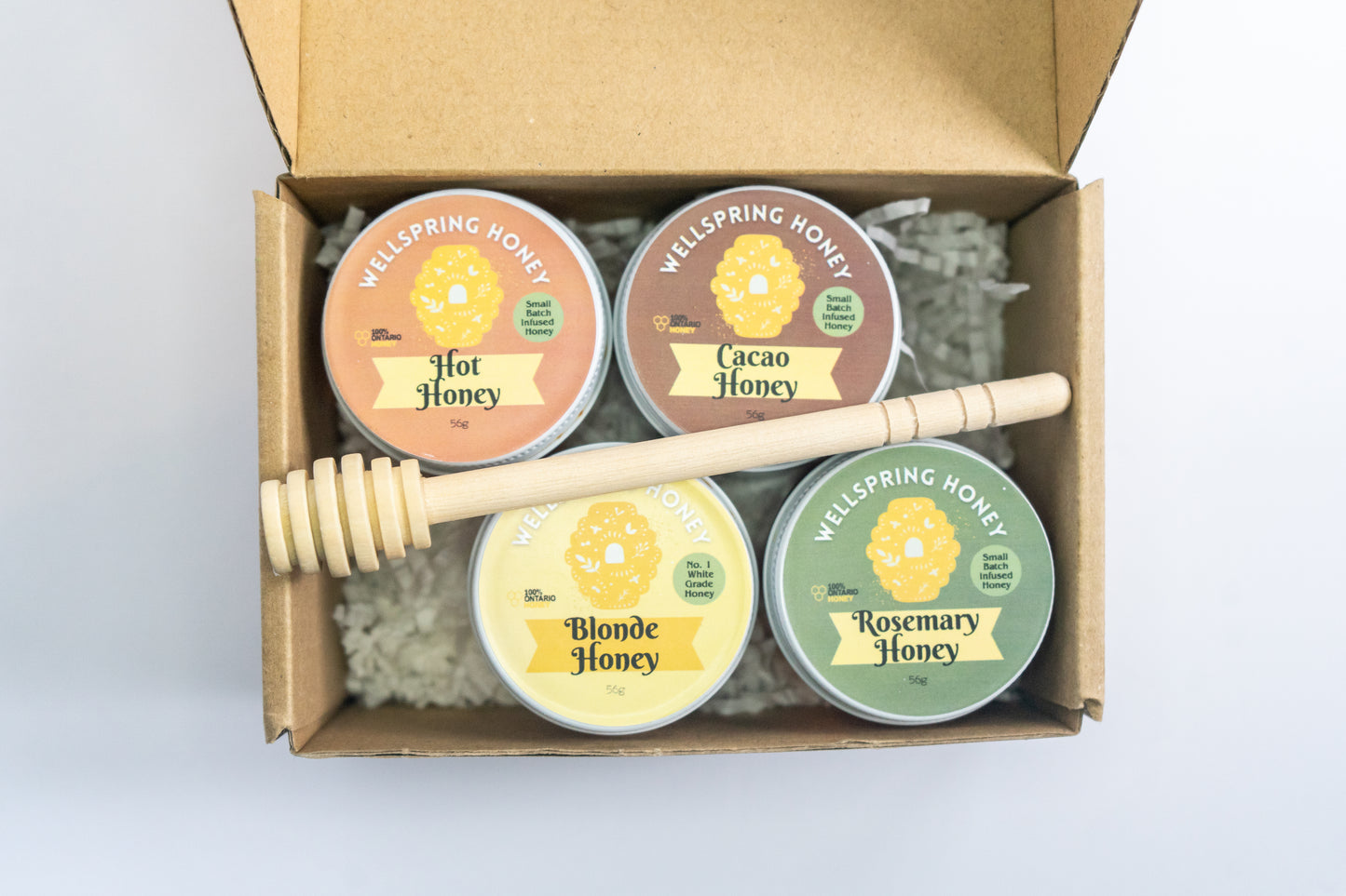 Honey Sampler Charcuterie Box Set