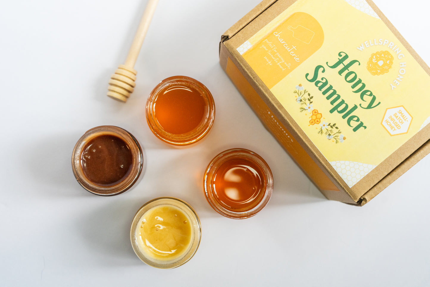 Honey Sampler Charcuterie Box Set