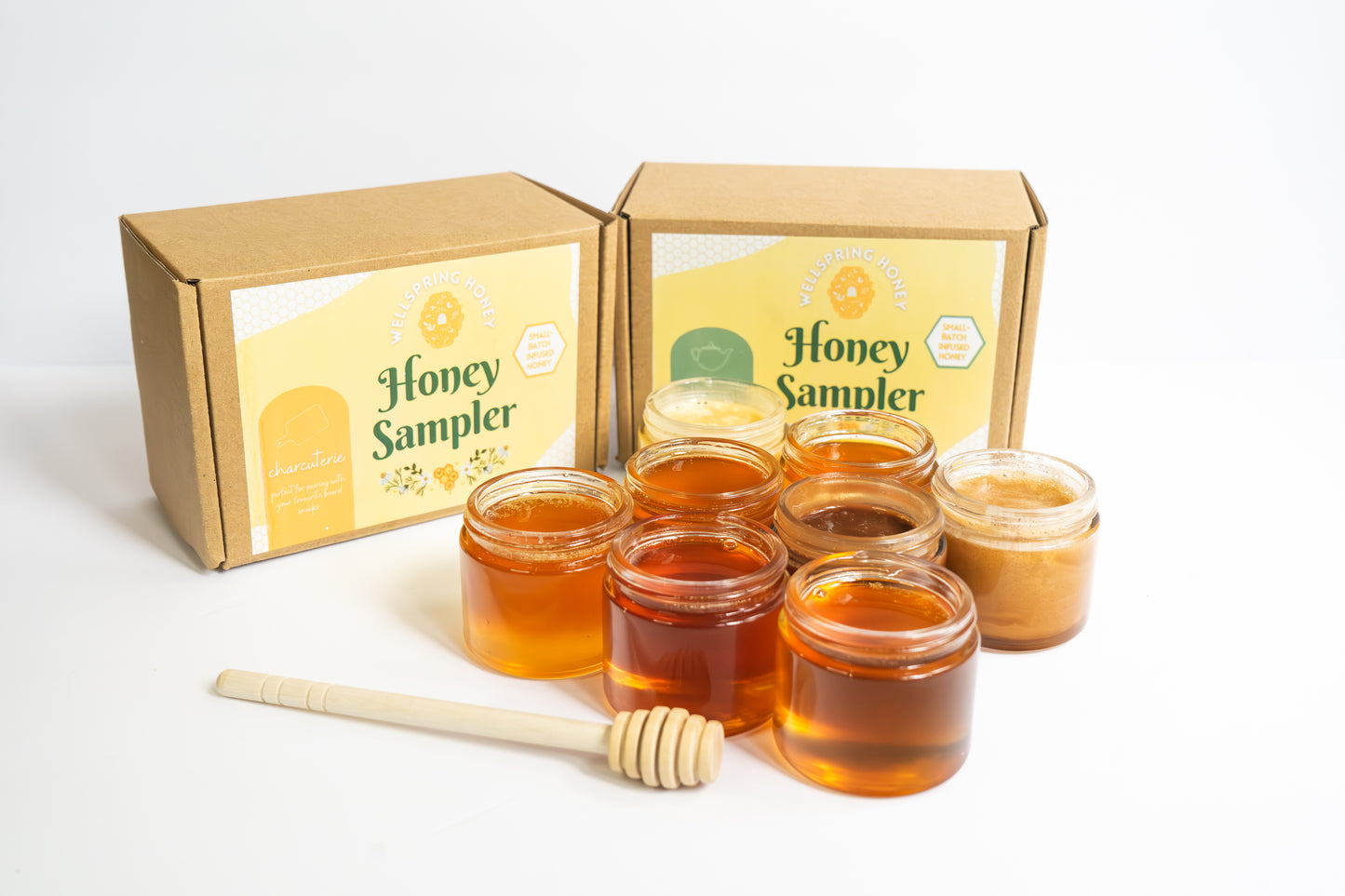 Honey Sampler Charcuterie Box Set