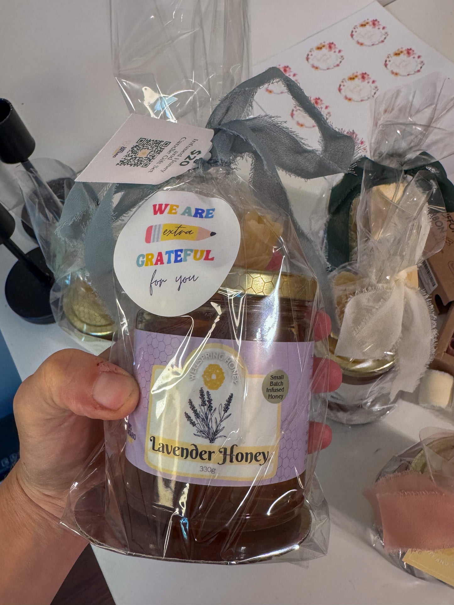 Infused Honey and Candle Gift Set