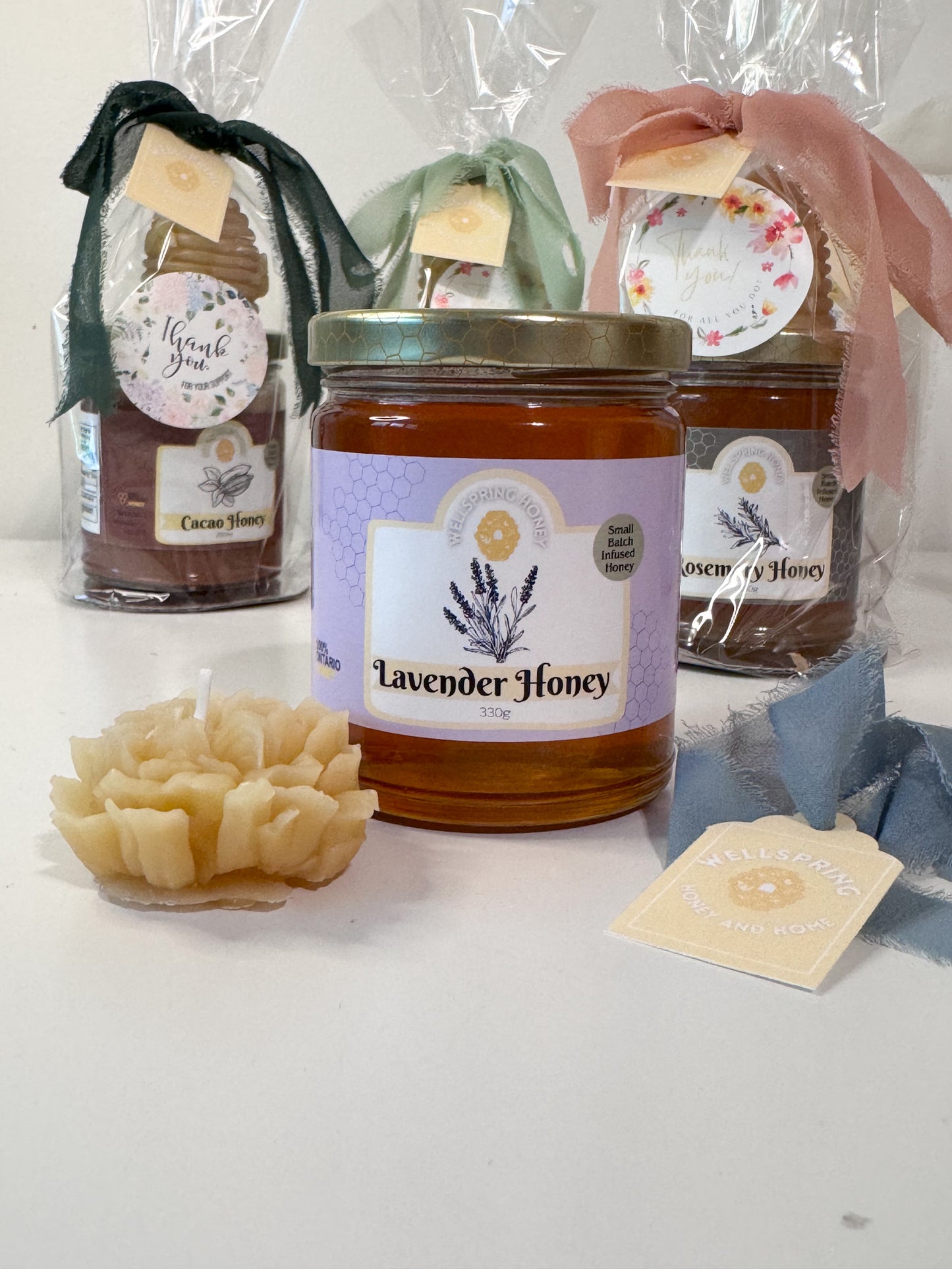 Infused Honey and Candle Gift Set