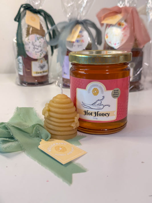 Infused Honey and Candle Gift Set