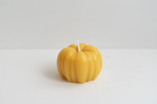 Beeswax Pumpkin Candle
