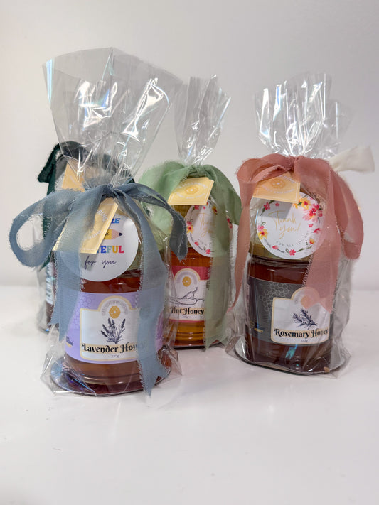 Infused Honey and Candle Gift Set