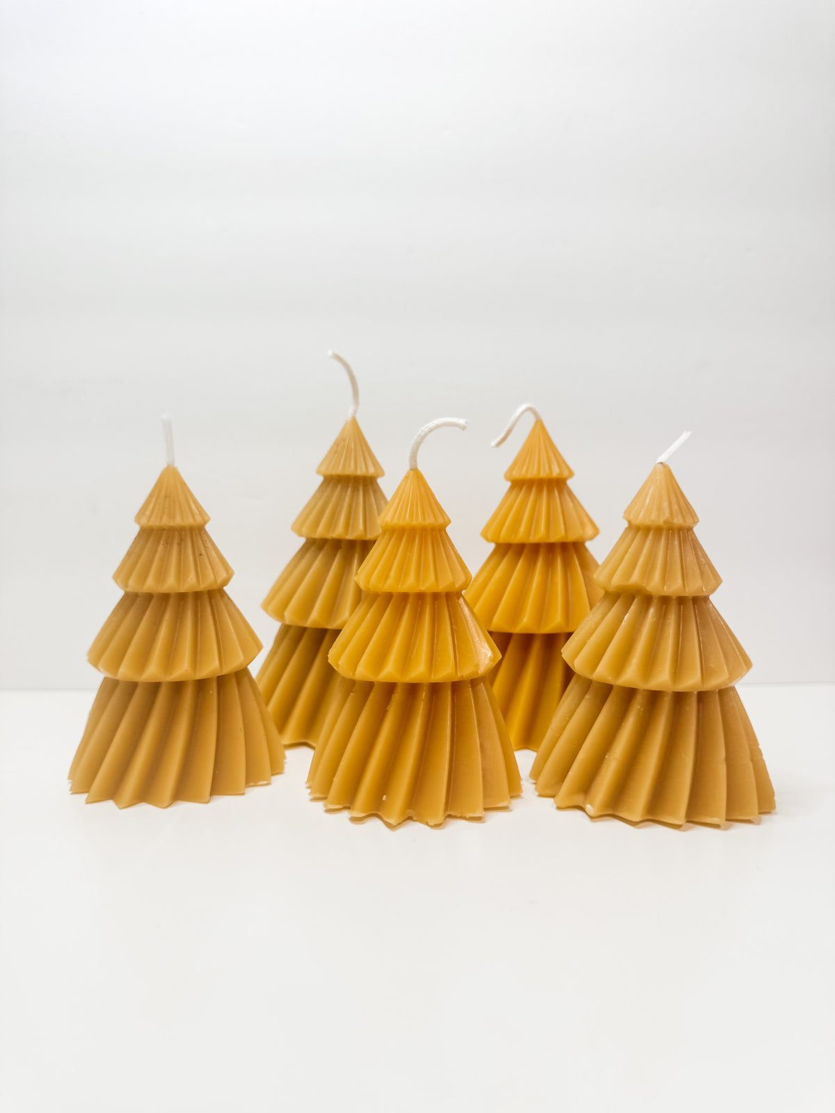 Christmas Trees Pure Beeswax Candles